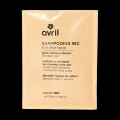 Hot Avril Shampooing sec en poudre pour cheveux foncés