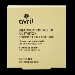 New Avril Shampooing solide nutrition cheveux secs & abîmés